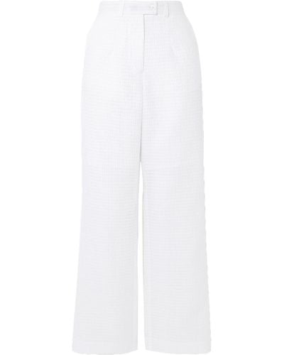 Cecilie Bahnsen Pantalon - Blanc