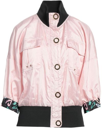 Class Roberto Cavalli Chaqueta y Cazadora - Rosa