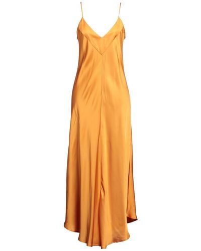 Orange Satin Slip Dresses for Women - Up to 88% off