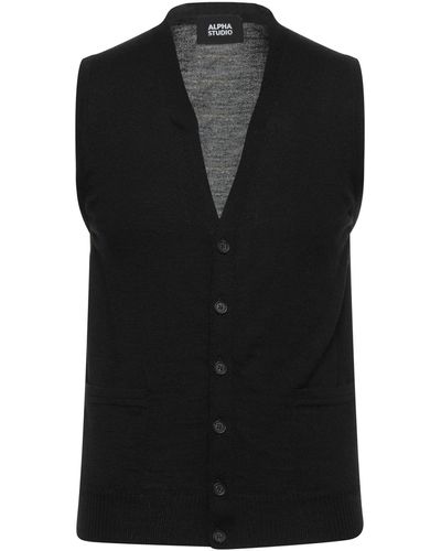 Alpha Studio Cardigan - Noir