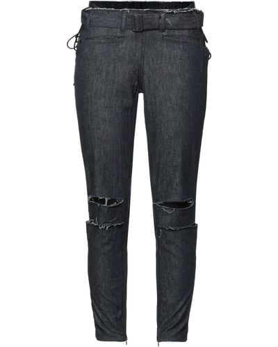 Yohji Yamamoto Pantaloni Jeans - Blu