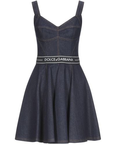 Dolce & Gabbana Minivestido - Azul