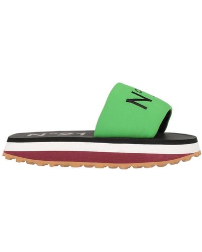 N°21 Sandals - Green