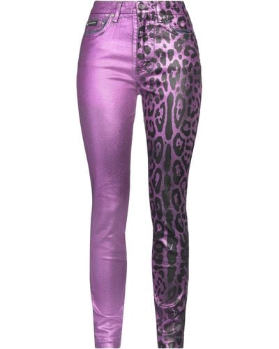 Dolce & Gabbana Trousers - Purple