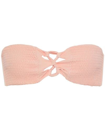 Tori Praver Swimwear Bikini Top - Pink