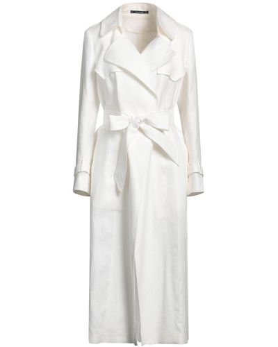 Tagliatore 0205 Overcoat & Trench Coat - White