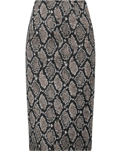 Boutique Moschino Midi Skirt - Grey