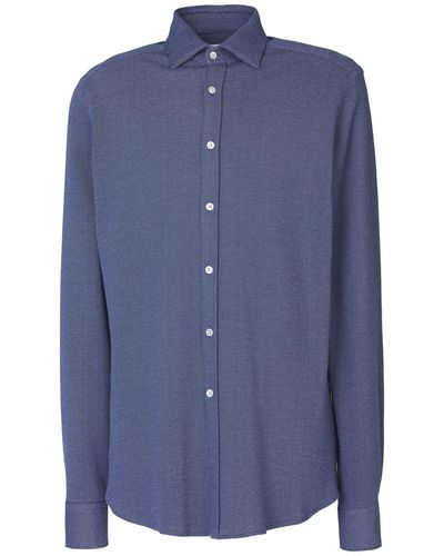 Harris Wharf London Shirt - Blue
