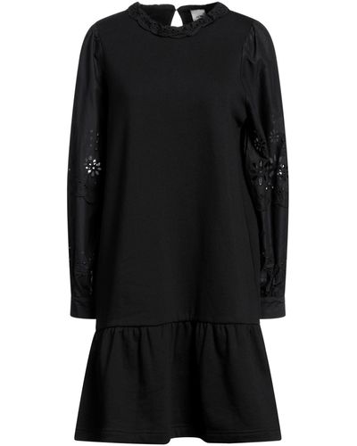 Ichi Mini Dress - Black