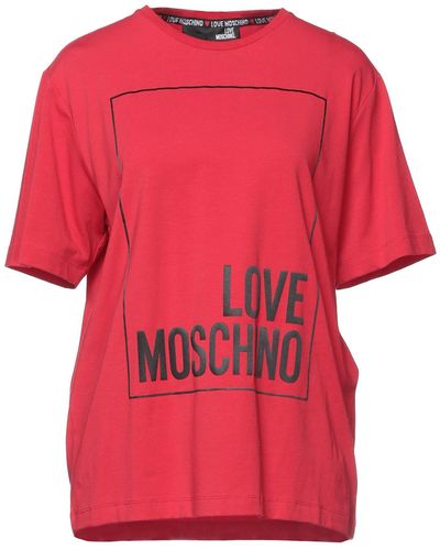 Love Moschino T-shirts - Rot