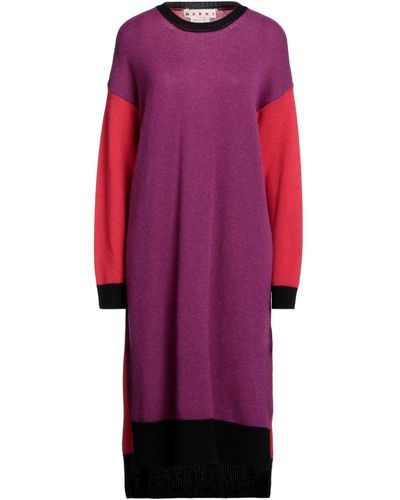 Marni Midi Dress - Purple