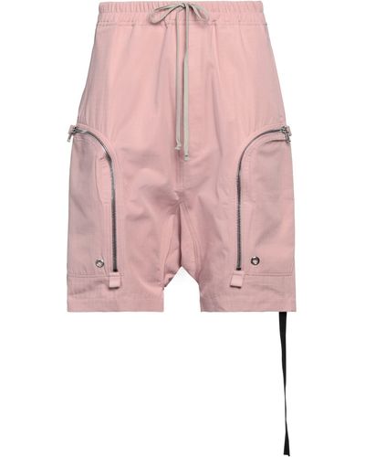 Rick Owens Shorts & Bermuda Shorts Cotton - Pink