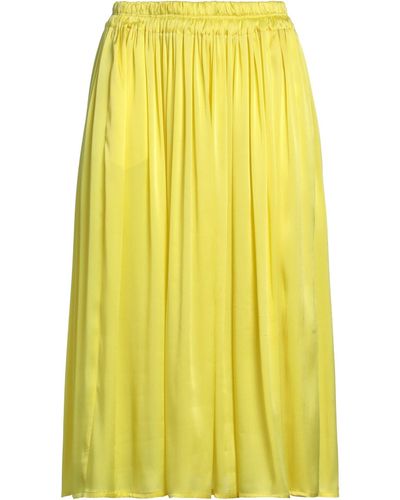 Suoli Midi Skirt - Yellow