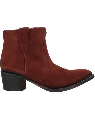 Ame Ankle Boots - Brown