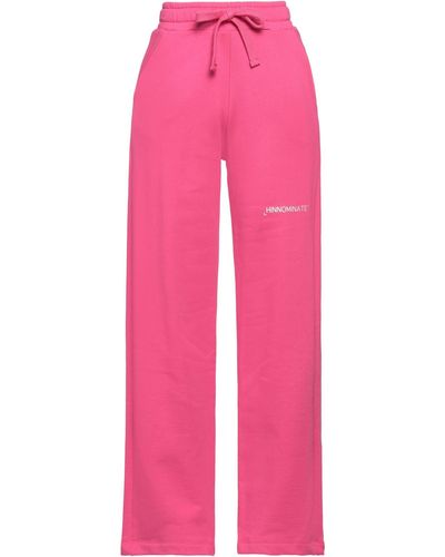 hinnominate Fuchsia Pants Cotton - Pink