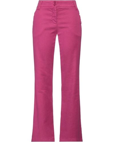 120% Lino Trouser - Pink