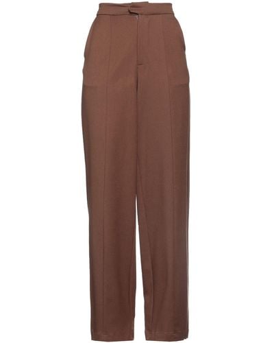 WEILI ZHENG Trousers - Brown