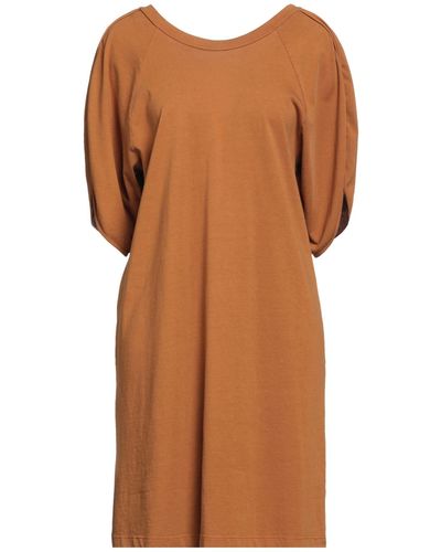 Suoli Short Dress - Brown
