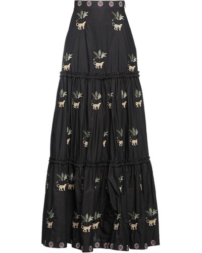 Amotea Long Skirt - Black