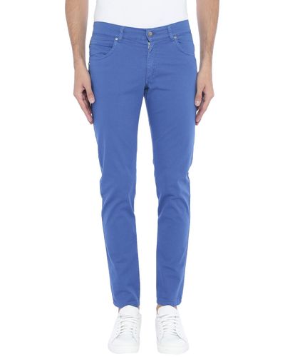 Grey Daniele Alessandrini Pants - Blue