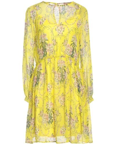 Blugirl Blumarine Minivestido - Amarillo