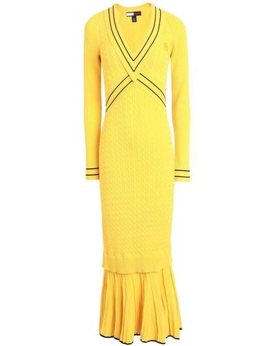 Tommy Hilfiger Midi Dress - Yellow