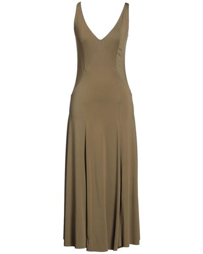 Erika Cavallini Semi Couture Midi-Kleid - Natur