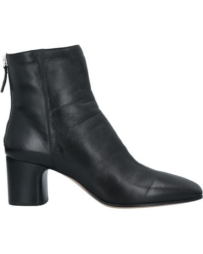 Pomme D'or Ankle Boots Soft Leather - Black