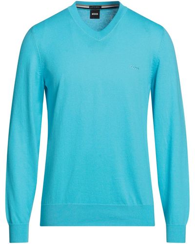 BOSS Pullover - Blu