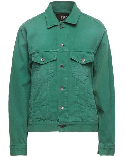 PT Torino Manteau en jean - Vert