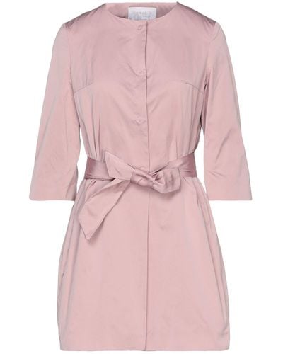 Annie P Overcoat & Trench Coat - Pink