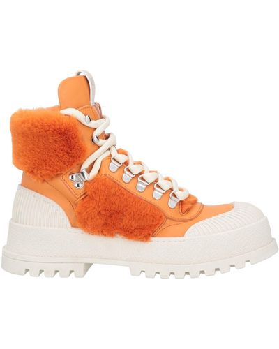MICH SIMON Ankle Boots - Orange