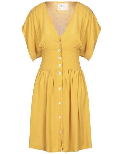 Leon & Harper Short Dress - Yellow