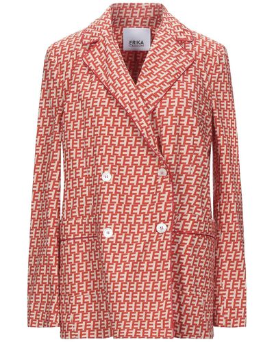 Erika Cavallini Semi Couture Blazer - Rot