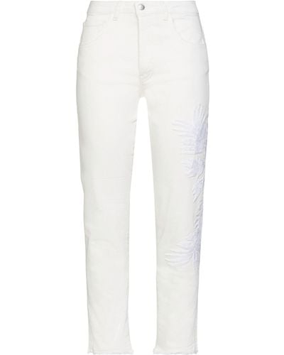 Blumarine Pantalon en jean - Blanc
