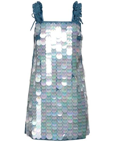 DROMe Short Dress - Blue
