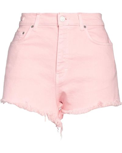 Haikure Denim Shorts - Pink