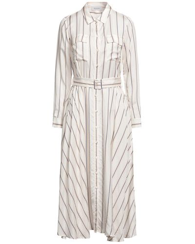 Aglini Midi Dress - White