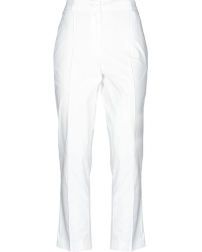 LE COEUR TWINSET Trousers - White