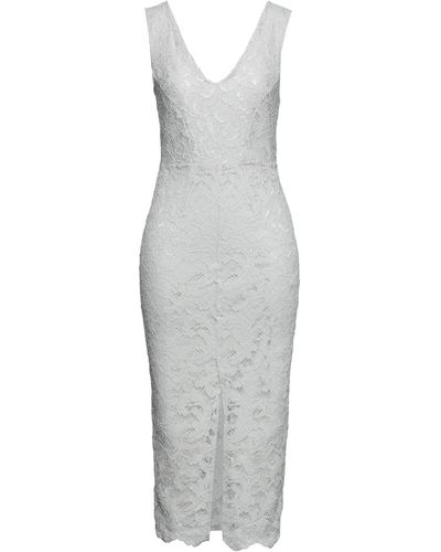 Soallure Midi Dress - White