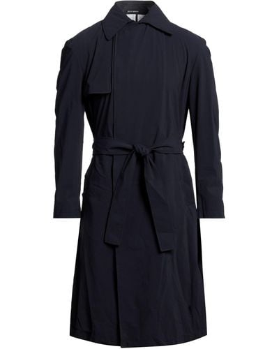 Emporio Armani Overcoat & Trench Coat - Blue