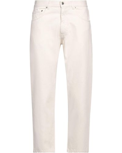 Grifoni Pantalon en jean - Blanc