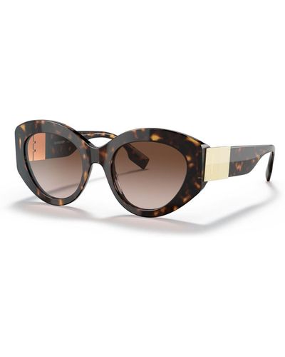 Burberry Occhiali da sole cat-eye Sophia - Marrone