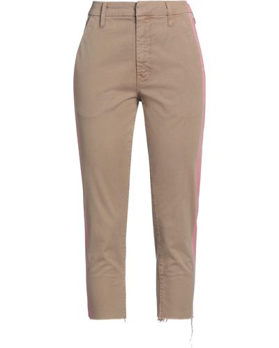 Mother Cropped Pants - Natural