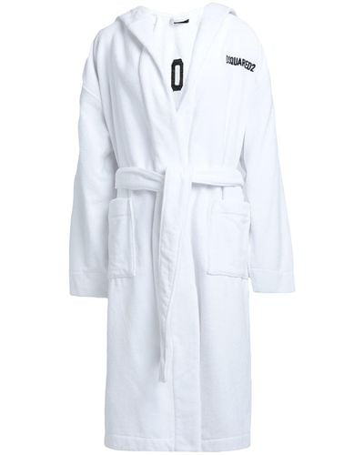 DSquared² Dressing Gown Or Bathrobe - White