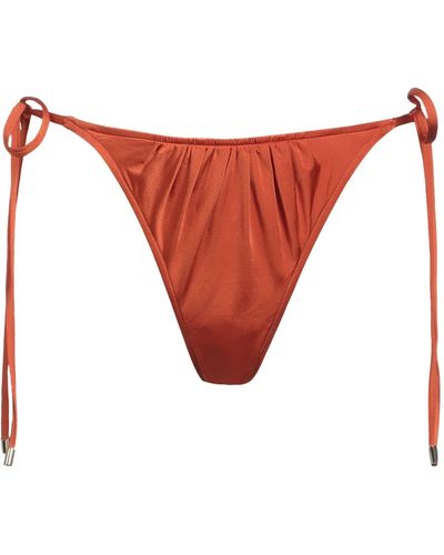Peony Bikini Bottoms & Swim Briefs - Red