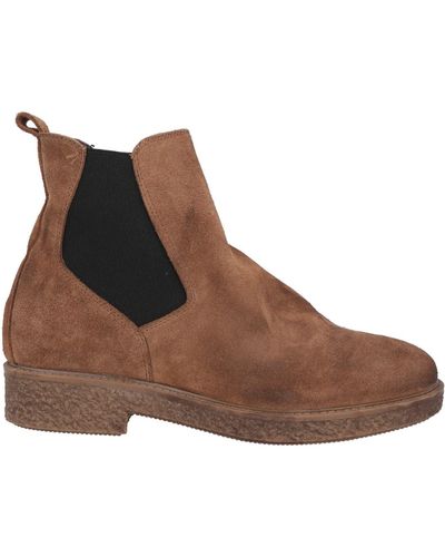 Grey Daniele Alessandrini Ankle Boots - Brown