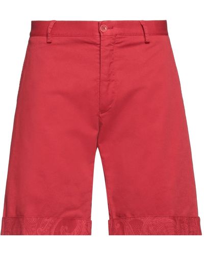 Etro Shorts E Bermuda - Rosso