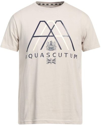 Aquascutum T-shirt - Natural