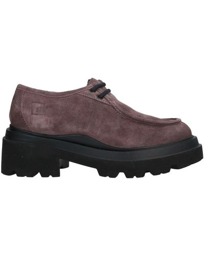 Date Lace-up Shoes - Brown